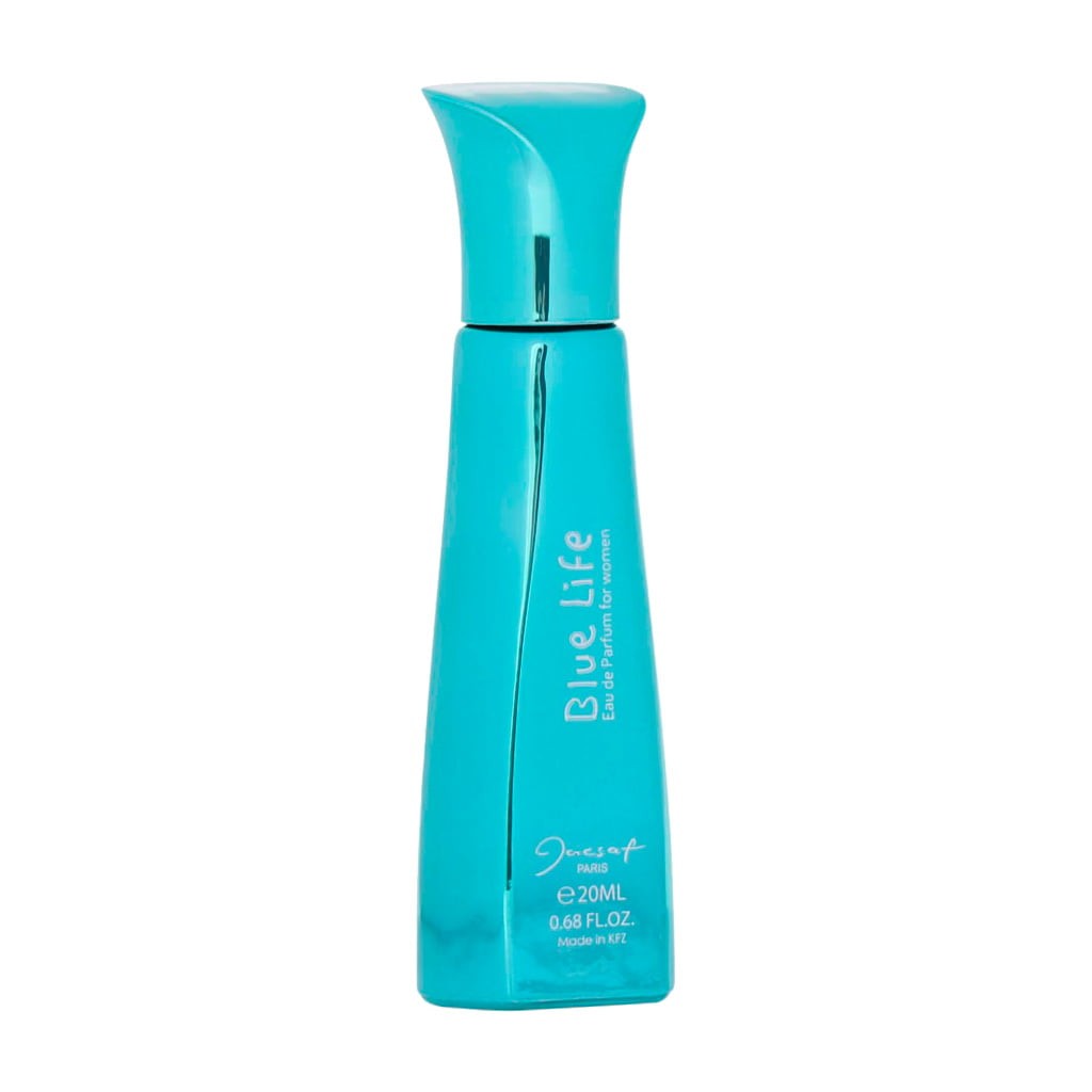 عطر جیبی زنانه ژک ساف مدل بلو لایف 20 میلی لیتر Jacsaf Blue Life Pocket Perfume For Women 20 ml