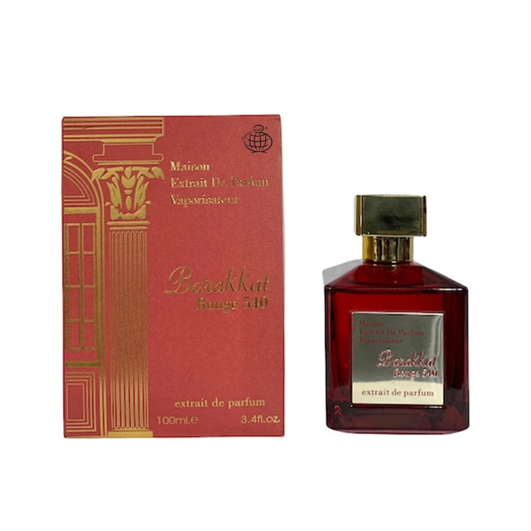 ادو پرفیوم فراگرنس ورد مدل Barakkat ROUGE 540 حجم 100 میلی لیتر