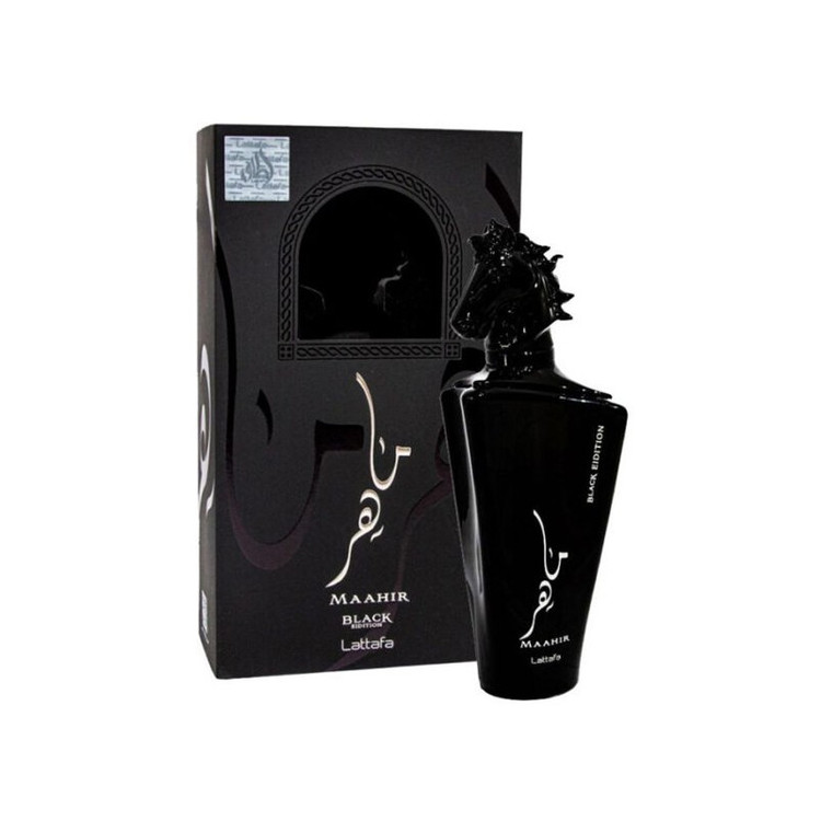 ادکلن لطافه مدل ماهر مردانه بلک MAAHIR BLACK EDITION