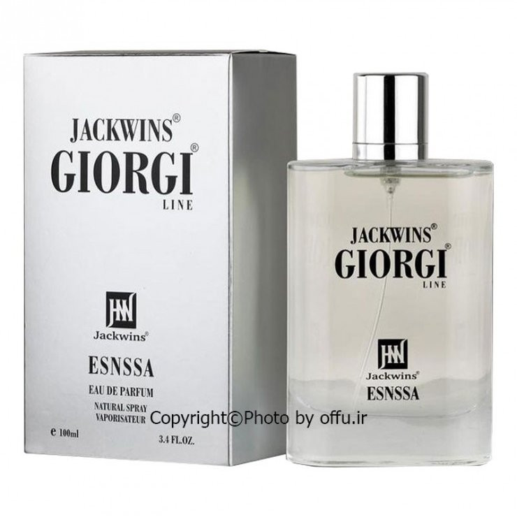 ادو پرفیوم مردانه جانوین جورجیو لاین اسنسا Jackwins Giorgi Line Esnssa