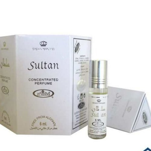 عطر عربی سلطان برند الرحاب حجم 6 میل Al-Rehab Sultan