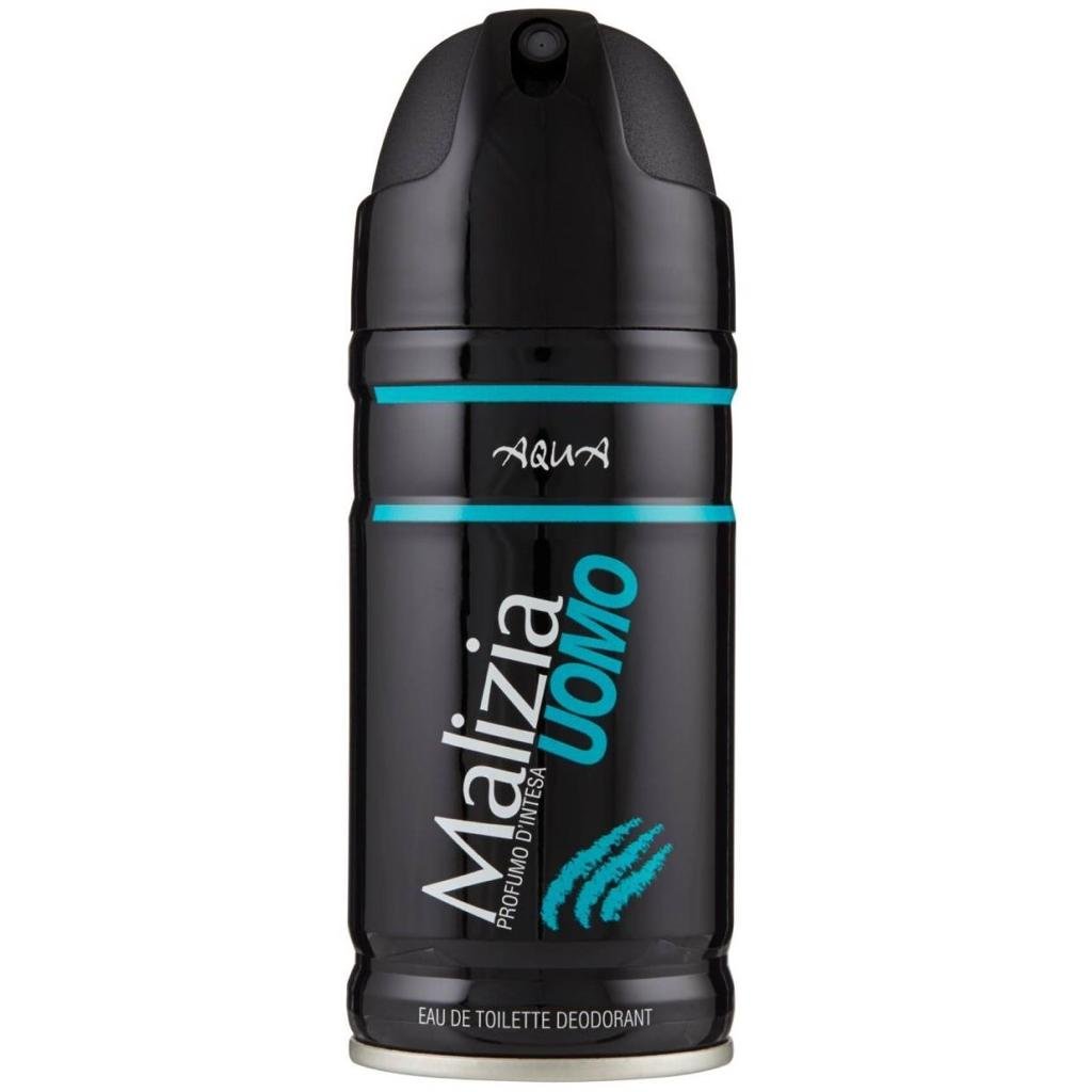 اسپری بدن مردانه مالیزیا مدل Aqua حجم 150 میلی لیتر
