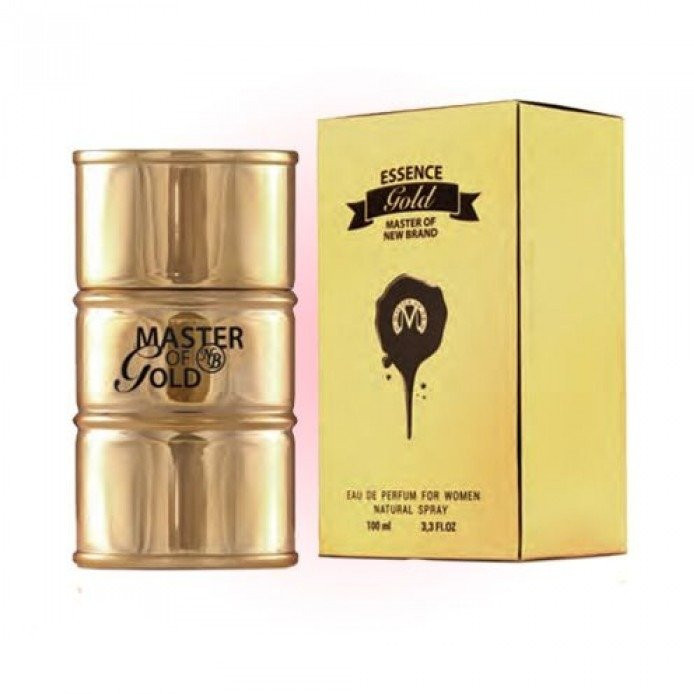 ادوپرفیوم زنانه نیو برند مدل مستر اف گلد حجم 100 میل New Brand Master Of Gold EDP For Women