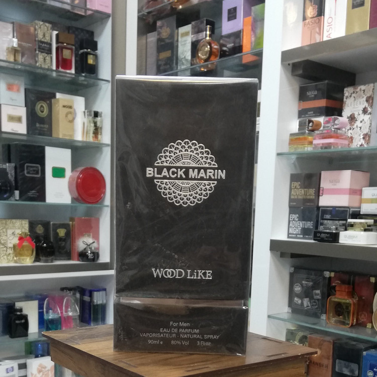 ادوپرفیوم مردانه وودلایک مدل Black Marin بلک مارین 90 میلی لیتر