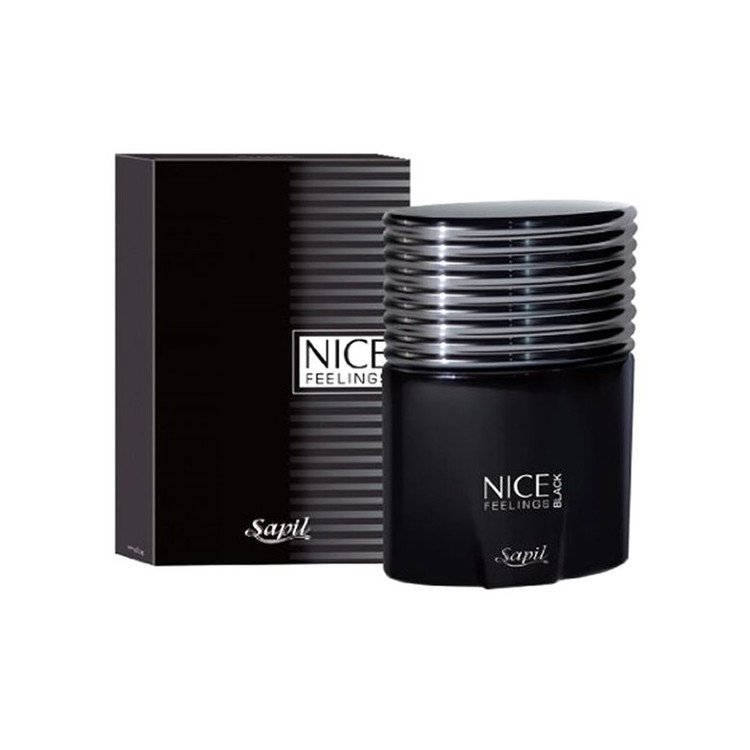 SAPIL NICE FEELINGS BLACK EAU DE TOILETTEادو تویلت ساپیل مدل نایس فیلینگز بلک مردانه