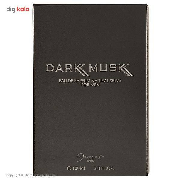 ادو پرفیوم مردانه ژک ساف مدل Dark Musk حجم 100 میلی لیتر به همراه عطر جیبی حجم 22 میلی لیتر