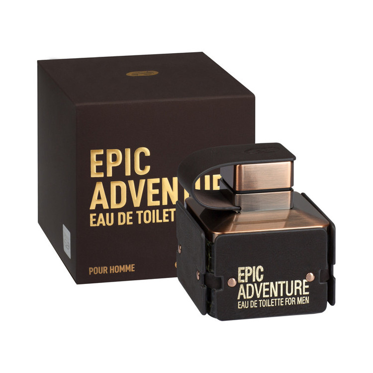 ادو تویلت مردانه عماد آرا مدل Epic Adventure حجم 100 میلی لیتر به همراه اسپری خوشبو کننده بدن مردانه عماد آرا مدل Epi...
