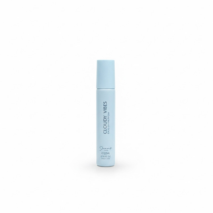 عطر جیبی زنانه ژک ساف مدل Cloudy Vibes با رایحه معتدل و شیرین حجم 22 میلیلیتر