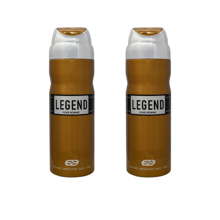 اسپری خوشبو کننده بدن مردانه عماد آرا مدل Legend حجم 200 میلی لیتر مجموعه 2 عددی