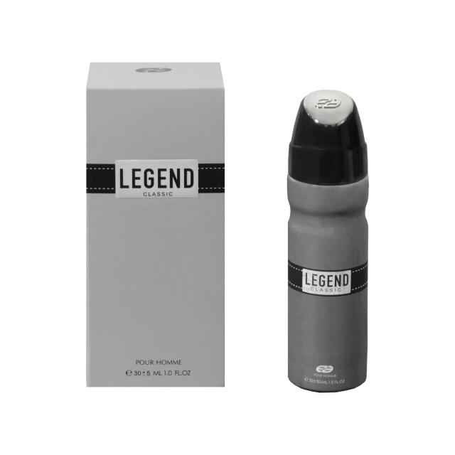 عطر جیبی مردانه عماد آرا مدل Legend Classic با رایحه چوبی حجم 30 میلیلیتر