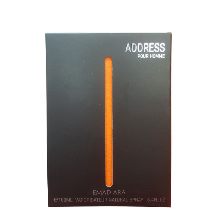 ادو تویلت مردانه عماد آرا مدل ADDRESS حجم 100 میلی لیتر به همراه اسپری بدن عمادآرا مدل ADDRESS حجم 200 میلی لیتر