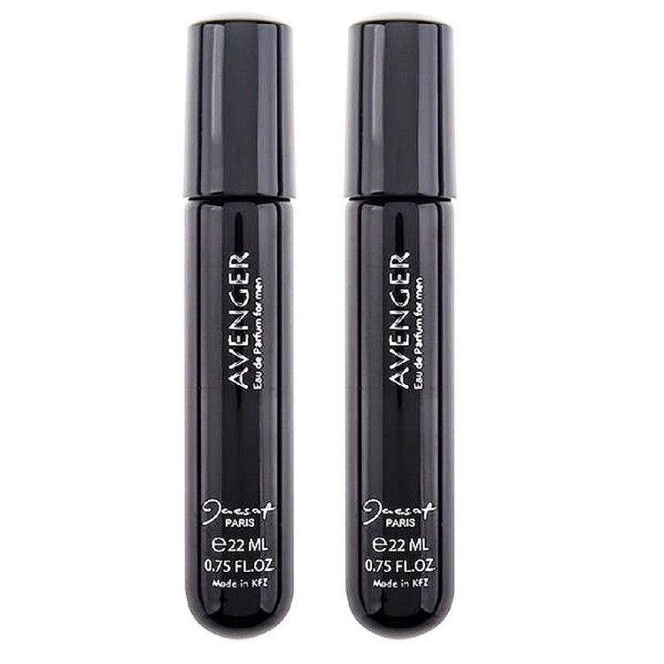 عطر جیبی مردانه ژک ساف مدل Avenger حجم 22 میلی لیتر بسته 2 عددی