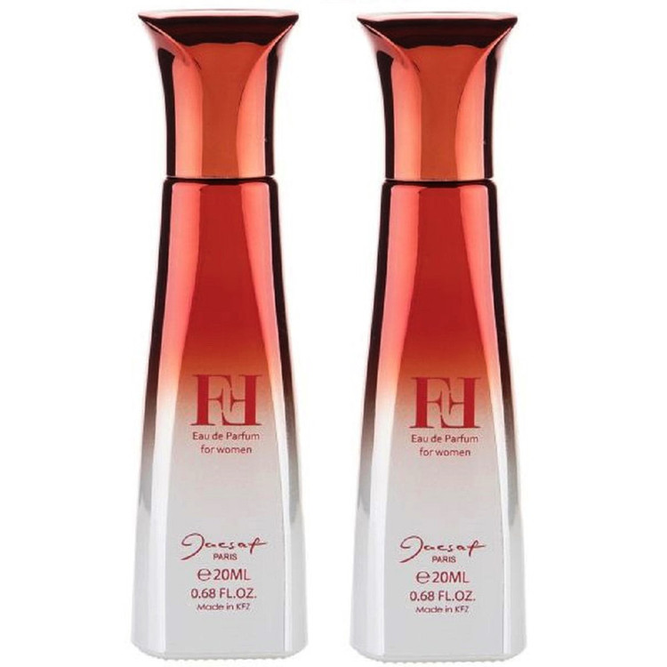 عطر جیبی زنانه ژک ساف مدل FF حجم 20 میلی لیتر بسته 2 عددی