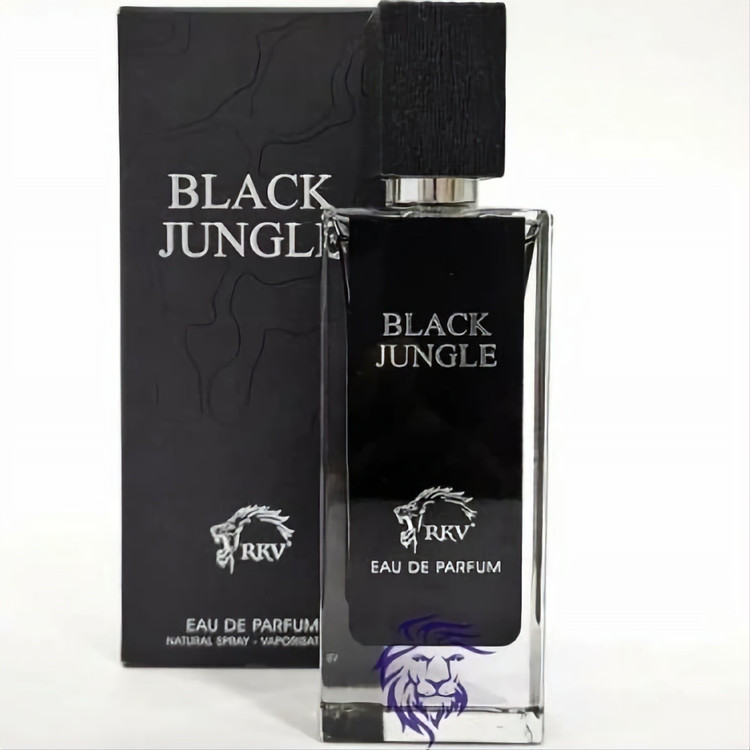 ادوپرفیوم آر کی وی بلک جانگل RKV Black Jungle زنانه و مردانه حجم 80 میلی لیتر