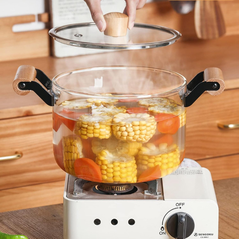 قابلمه پیرکس مدل شیشه کد 1369n 2500cc سایز 20