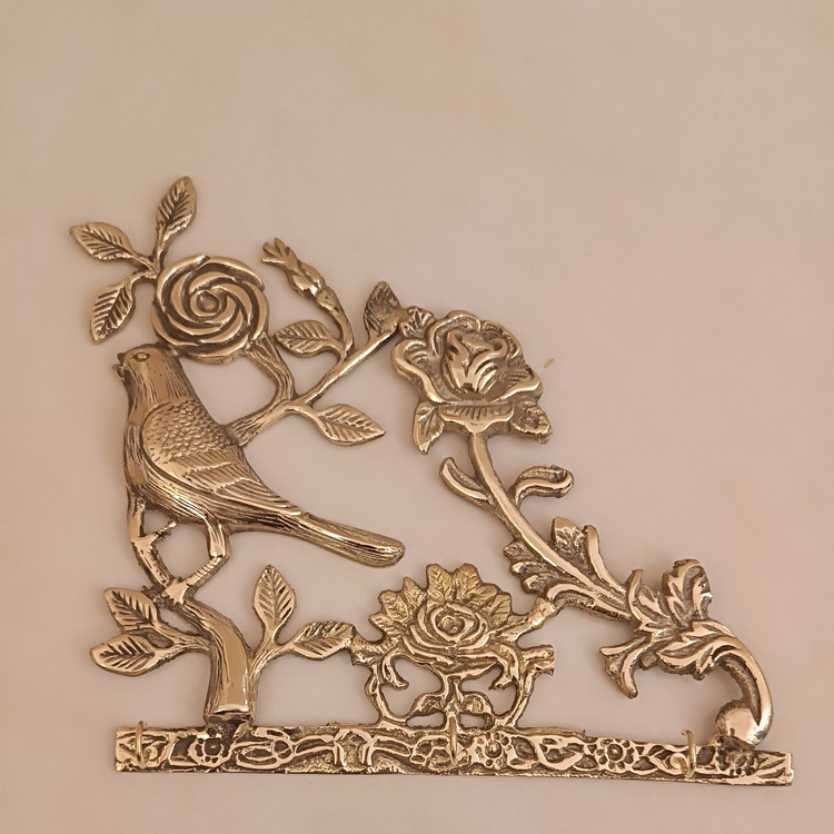 جاکلیدی برنجی طرح گنجشک کد 761