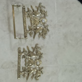 جاحوله ای و جاکلیدی برنجی طرح گنجشک کد 112
