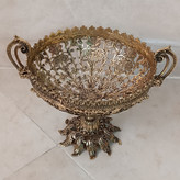 میوه خوری برنجی قلم کاری شده سلطنتی (برنز) کد 214