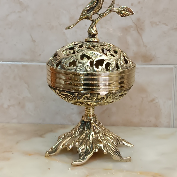 قندان برنجی و شکلات خوری برنجی،کد147