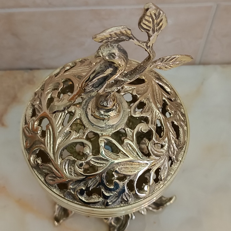 قندان برنجی و شکلات خوری برنجی،کد147