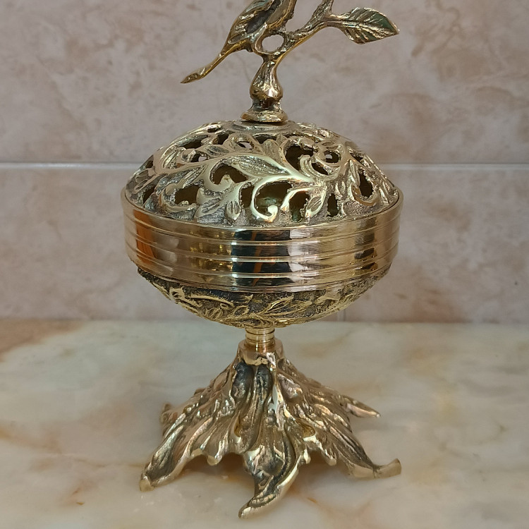 قندان برنجی و شکلات خوری برنجی،کد147