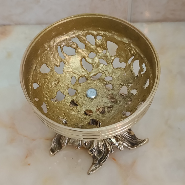 قندان برنجی و شکلات خوری برنجی،کد147