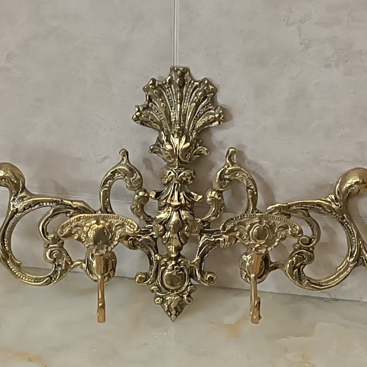 رخت آویز چهار قلاب (جالباسی برنزی)کد 227