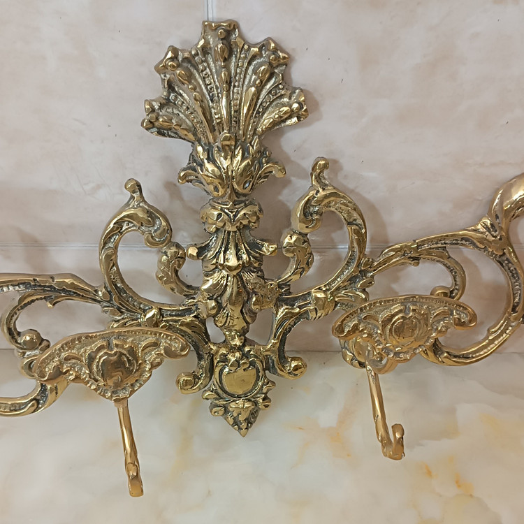 رخت آویز چهار قلاب (جالباسی برنزی)کد 227