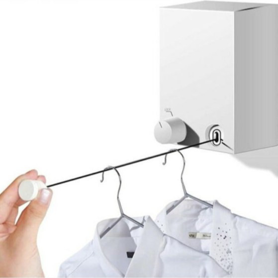 بند رخت دیواری جمعشونده ژاپنی مدل 4.2 متری