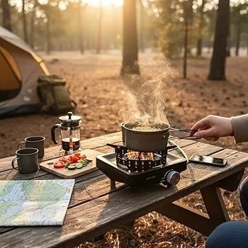 اجاق کمپینگ مادون قرمز گرین لاین مدل Campflame