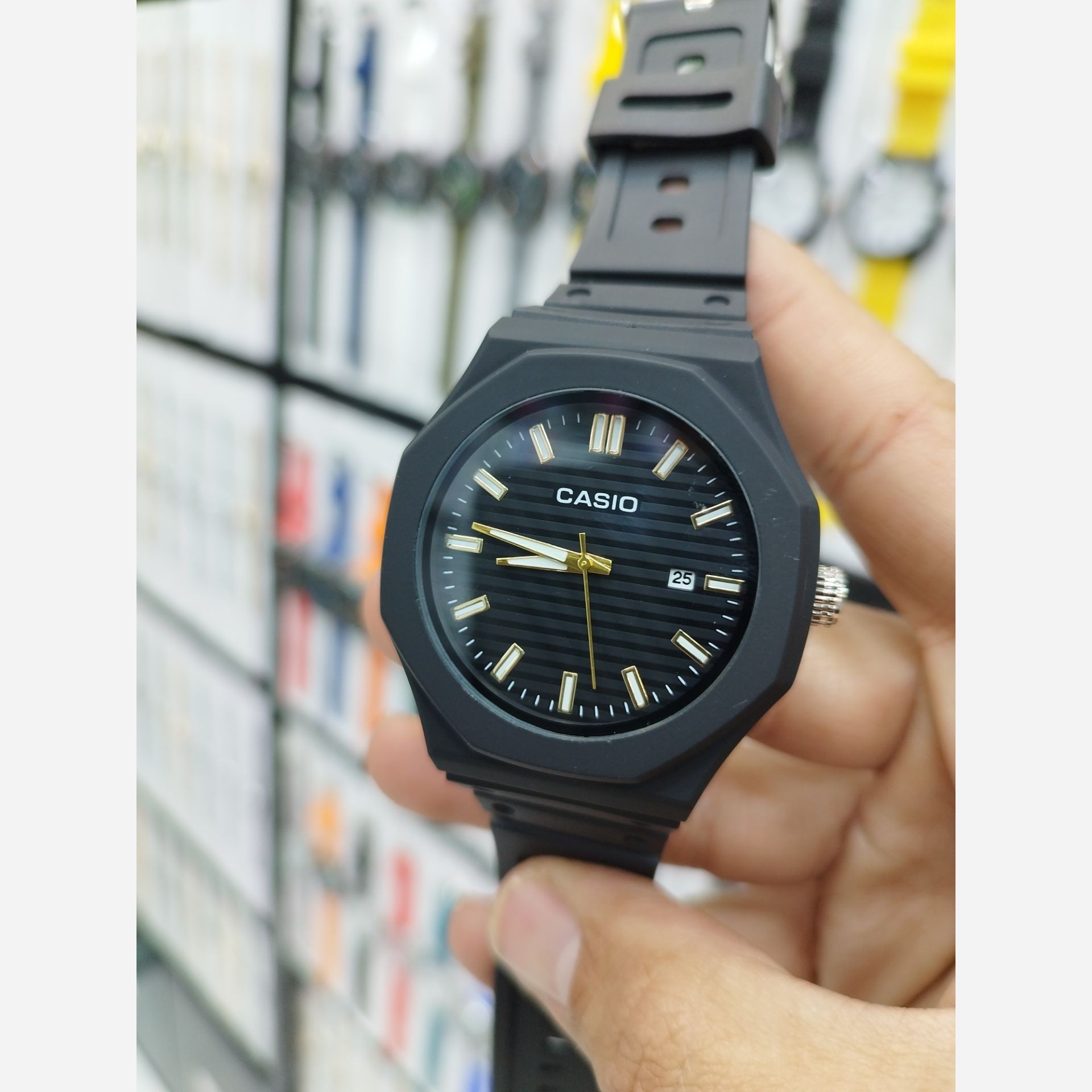 ساعت مردانه اسپرت جیشاک اکسیو صفحه مشکی+جعبه+گارانتی