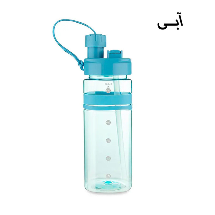 قمقمه ورزشی نی دار مدل Zannuo New گنجایش 0.6 لیتر