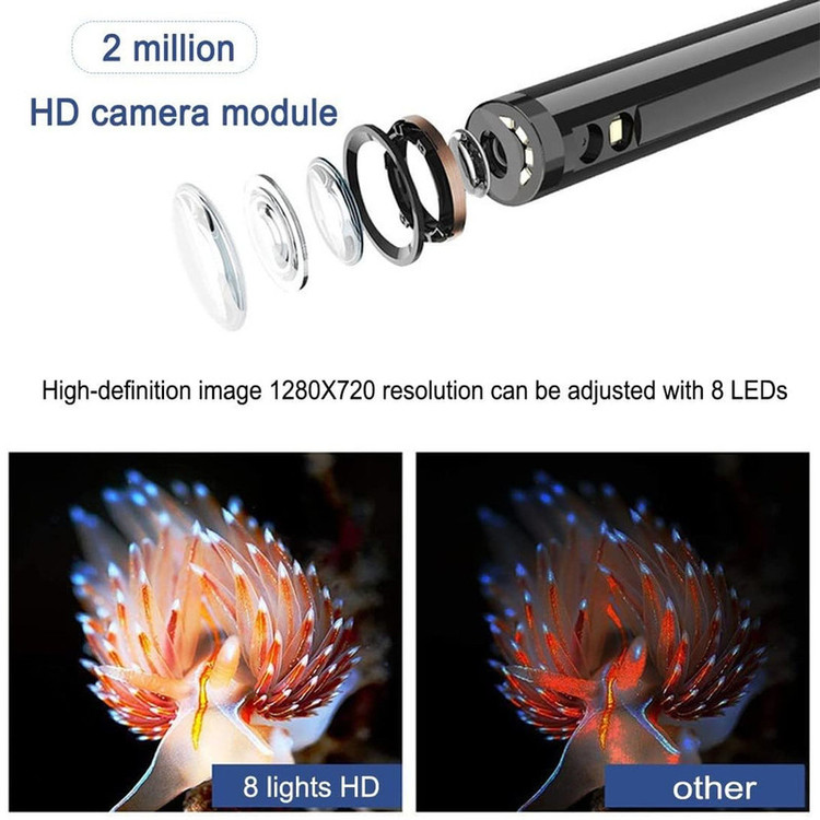 دوربین شلنگی مدل دولنز کد 10M HD Waterproof New