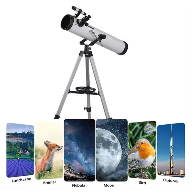 تلسکوپ مدل نیوتونی کد 525x به همراه سه پایه