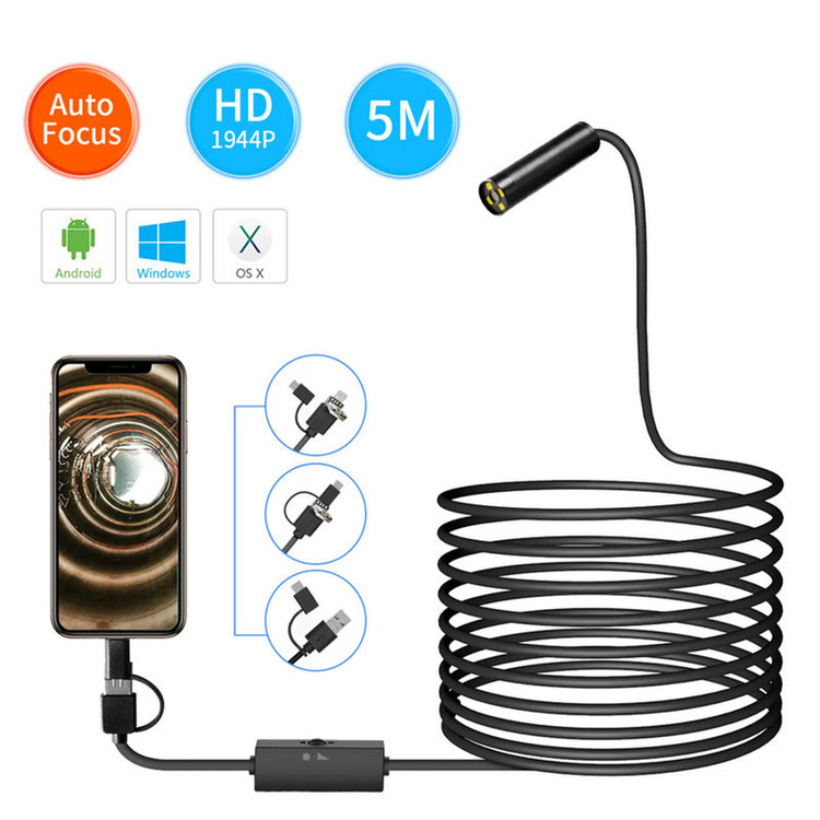 دوربین شلنگی مدل اتوفوکوس ضدآب کد 5Mega Pixel Full HD