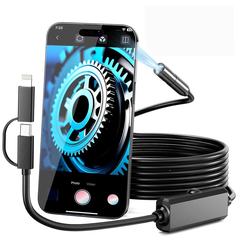 دوربین آندوسکوپی مدل فوکوس خودکار ضدضربه کد 2M FULL HD