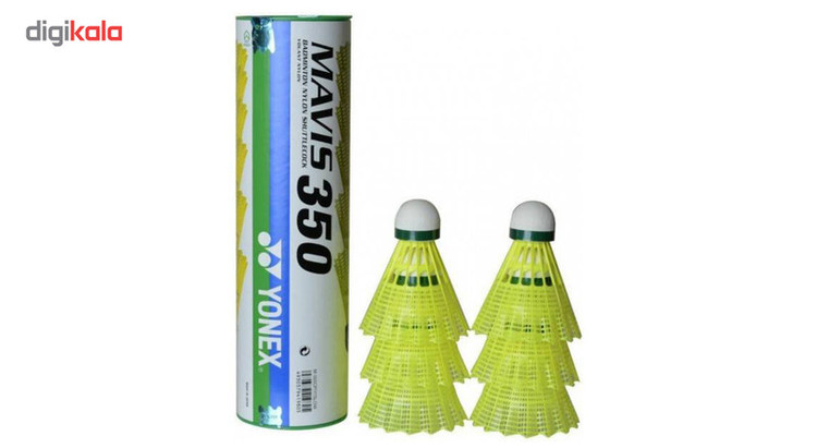 توپ بدمینتون یونکس مدل Mavis 350 بسته 6 عددی سایز 1.5