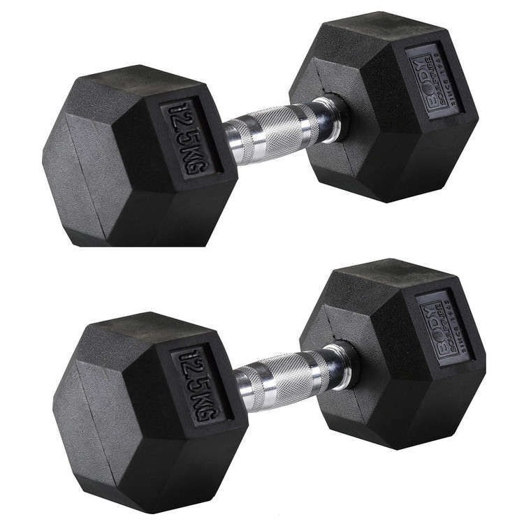 دمبل بادی اسکالپچر مدل BW-460 دوازده و نیم کیلوگرمی بسته 2 عددی