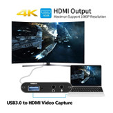 کارت کپچر مدل 4K HDMI USB 3.0 60fps