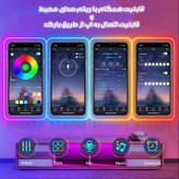 ریسه نئون لومیز مدل APP-5M RGB طول ۵ متر به همراه آداپتور