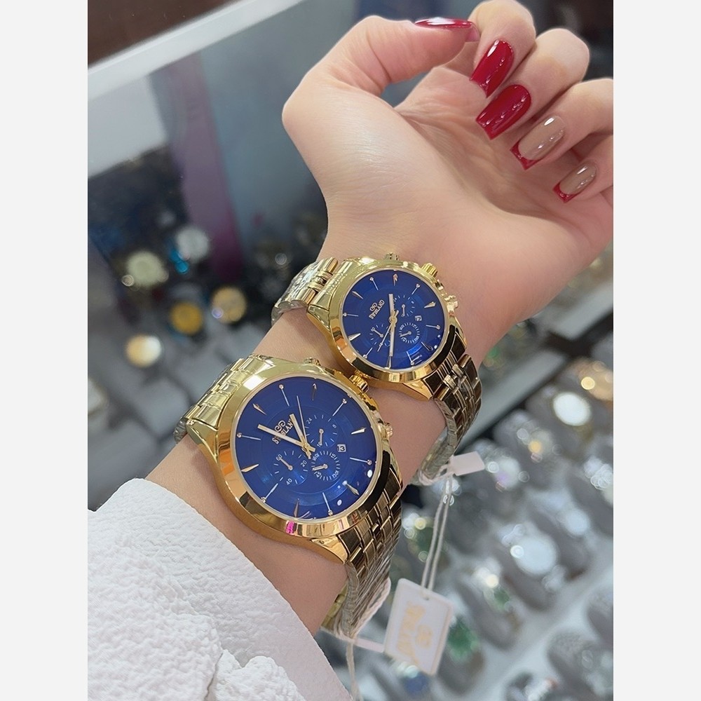 ست ساعت زنانه و مردانه سویسلند کیفیت عالی شیک و زیبا تاریخ دار ارسال رایگان