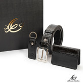 ست هدیه مردانه چرم عطارد مدل چرم طبیعی کد A134