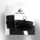 ست هدیه مردانه چرم عطارد مدل چرم طبیعی کد A48