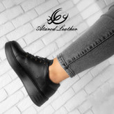 کفش روزمره زنانه چرم عطارد مدل چرم طبیعی کد SH53