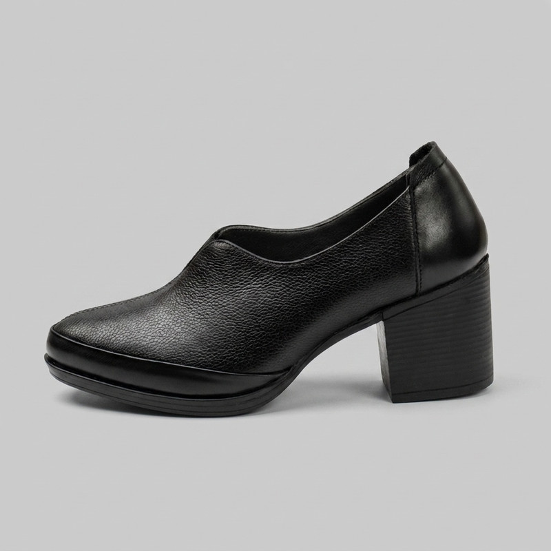 کفش زنانه چرم عطارد مدل چرم طبیعی کد SH336