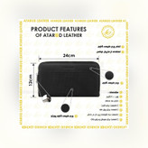 کیف دستی مردانه چرم عطارد مدل چرم طبیعی کد K41
