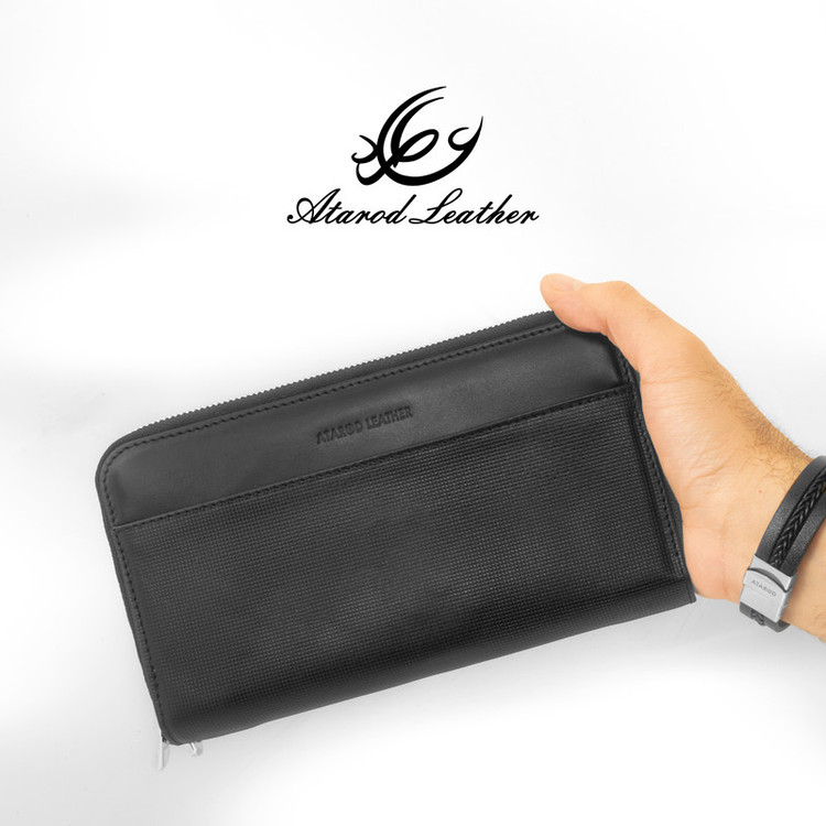 کیف دستی مردانه چرم عطارد مدل چرم طبیعی کد K41