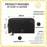 کیف دستی مردانه چرم عطارد مدل چرم طبیعی کد K41