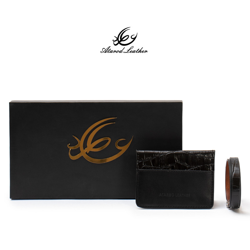 ست هدیه چرم عطارد مدل چرم طبیعی کد A124