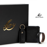 ست هدیه مردانه چرم عطارد مدل چرم طبیعی کد A120